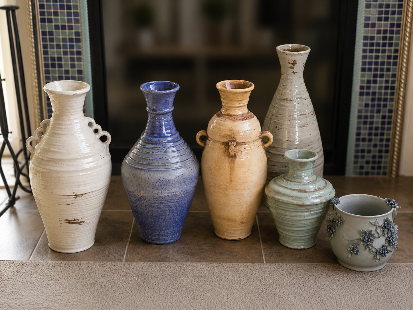 Selected pottery by Nancy Harbron